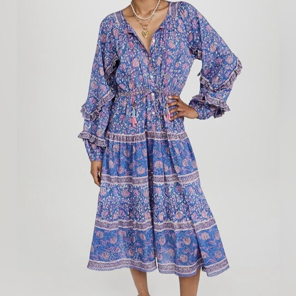BELL by Alicia Bell Cameron midi dress bohemian floral, size S